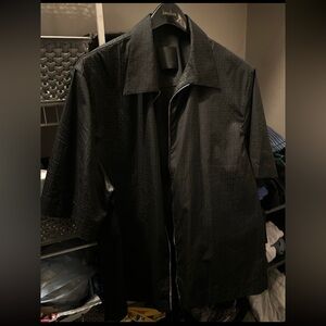 Givenchy Men's Jacquard Logo Full-Zip Dress Shirt ORG:720$ Authentic!